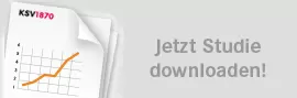 Grafik mit aufsteigendem Kurvendiagramm und Text 'jetzt Studie downloaden!'