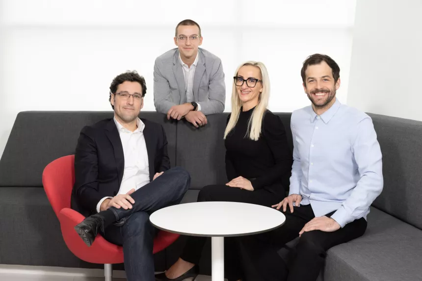 Christoph Kochauf, Lukas Glück, Silvia Wiedeck, Stefan Schweiger (v. l. n. r.) 