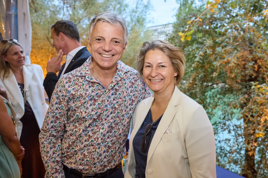 Oliver Schmerold und Ulrike Domany-Funtan