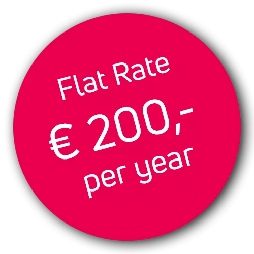 Visualization Flat Rate 200 Euro