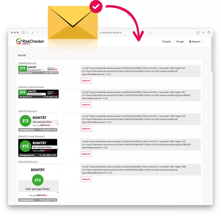 BonitätsLabel Anleitung Schritt 1