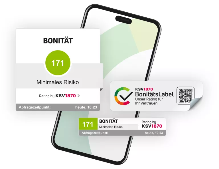 Ansicht des digitalen BonitätsLabels