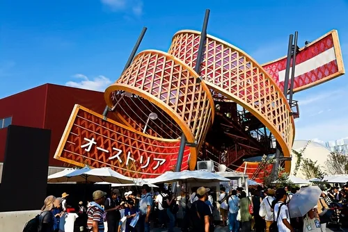 Österreich Pavillon bei Expo 2025