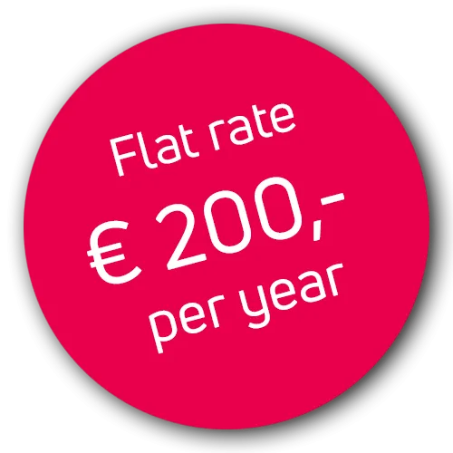 Visualization Flat Rate 200 Euro