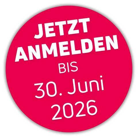 ALC Anmeldebutton mit Hinweis zur Anmeldung 30. Juni 2026